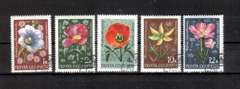 Sowjetunion 4308 - 4312 gestempelt