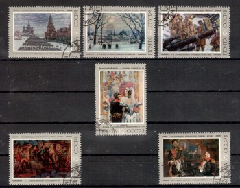 Sowjetunion 4384 - 4389 gestempelt Sowjetunion 4384 - 4389 gestempelt