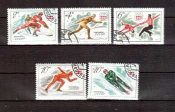 Sowjetunion 4444 - 4448 gestempelt