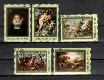 Sowjetunion 4607 - 4611 gestempelt