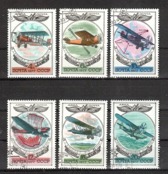 Sowjetunion 4621 - 4626 gestempelt