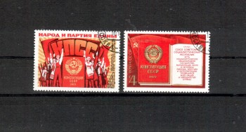 Sowjetunion 4667 - 4668 gestempelt