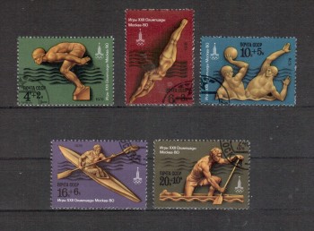 Sowjetunion 4707 - 4711 gestempelt