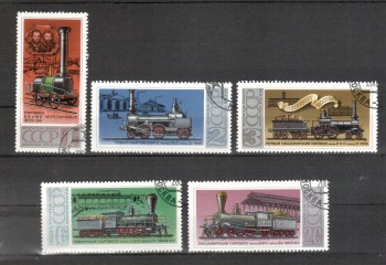 Sowjetunion 4715 - 4719 gestempelt