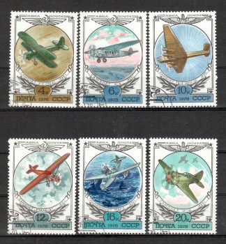 Sowjetunion 4751 - 4756 gestempelt