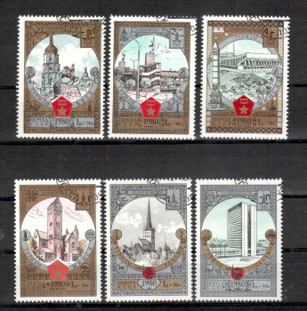 Sowjetunion 4949 - 4954 gestempelt