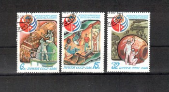 Sowjetunion 4994 - 4996 gestempelt Sowjetunion 4994 - 4996 gestempelt
