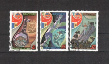 Sowjetunion 5071 - 5073 gestempelt