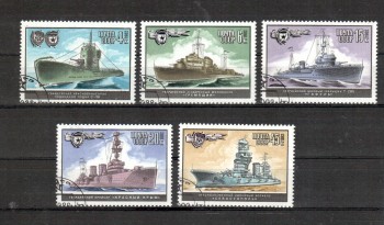 Sowjetunion 5216 - 5220 gestempelt