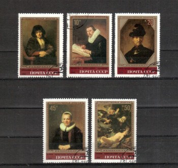 Sowjetunion 5259 - 5263 gestempelt