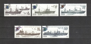 Sowjetunion 5287 - 5291 gestempelt