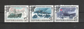 Sowjetunion 5376 - 5378 gestempelt