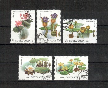 Sowjetunion 5381 - 5385 gestempelt