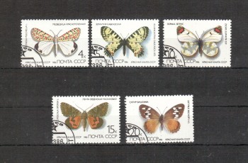 Sowjetunion 5584 - 5588 gestempelt