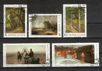 Sowjetunion 5615 - 5619 gestempelt Sowjetunion 5615 - 5619 gestempelt