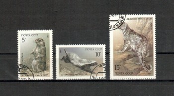 Sowjetunion 5711 - 5713 gestempelt