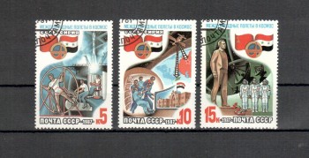 Sowjetunion 5737 - 5739 gestempelt