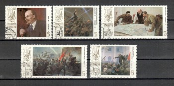 Sowjetunion 5748 - 5752 gestempelt