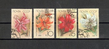 Sowjetunion 5931 - 5934 gestempelt