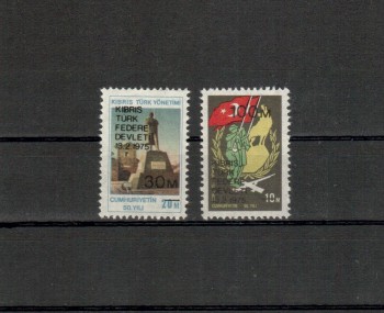 tuerk.Zypern Michelnummer 8 - 9 postfrisch tuerk.Zypern Michelnummer 8 - 9 postfrisch