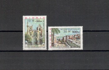 tuerk.Zypern Michelnummer 25 - 26 postfrisch