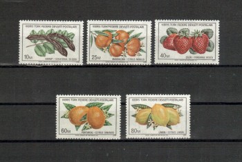 tuerk.Zypern Michelnummer 29 - 33 postfrisch