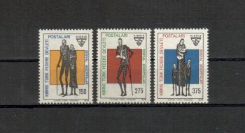tuerk.Zypern Michelnummer 52 - 54 postfrisch tuerk.Zypern Michelnummer 52 - 54 postfrisch