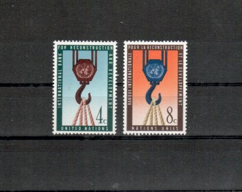 UNO New York Michelnummer 92 - 93 postfrisch UNO New York Michelnummer 92 - 93 postfrisch