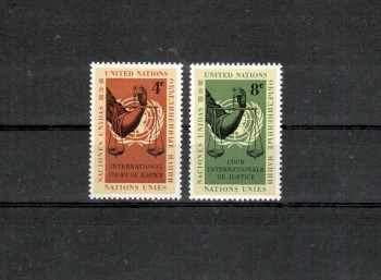 UNO New York Michelnummer 94 - 95 postfrisch UNO New York Michelnummer 94 - 95 postfrisch