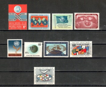 UNO New York Michelnummer 98 - 106 postfrisch UNO New York Michelnummer 98 - 106 postfrisch