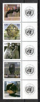 UNO New York Michelnummer 1010 - 1014 postfrisch UNO New York Michelnummer 1010 - 1014 postfrisch