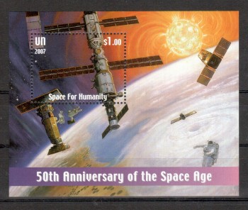 UNO New York Michelnummer 1077 Block 27 postfrisch UNO New York Michelnummer 1077 Block 27 postfrisch