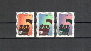 UNO New York Michelnummer 111 - 113 postfrisch UNO New York Michelnummer 111 - 113 postfrisch