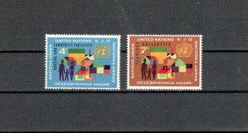 UNO New York Michelnummer 114 - 115 postfrisch