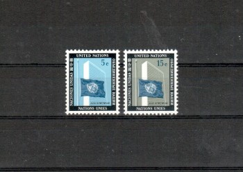 UNO New York Michelnummer 118 - 119 postfrisch