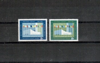 UNO New York Michelnummer 134 - 135 postfrisch UNO New York Michelnummer 134 - 135 postfrisch