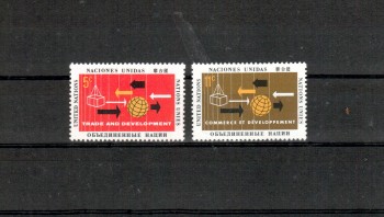 UNO New York Michelnummer 140 - 141 postfrisch