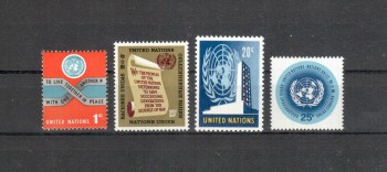 UNO New York Michelnummer 156 - 159 postfrisch UNO New York Michelnummer 156 - 159 postfrisch