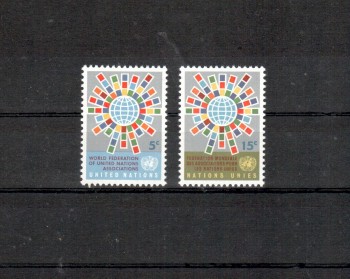 UNO New York Michelnummer 163 - 164 postfrisch