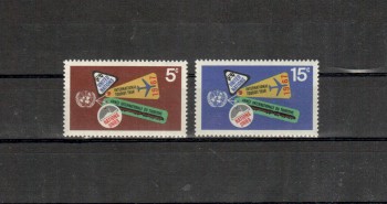 UNO New York Michelnummer 185 - 186 postfrisch