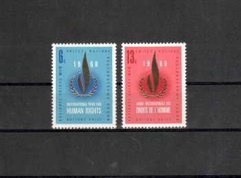 UNO New York Michelnummer 206 - 207 postfrisch UNO New York Michelnummer 206 - 207 postfrisch