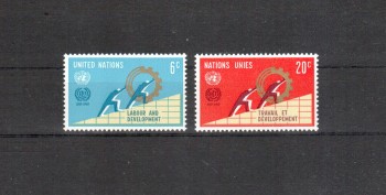 UNO New York Michelnummer 216 - 217 postfrisch