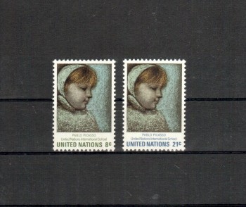 UNO New York Michelnummer 240 - 241 postfrisch