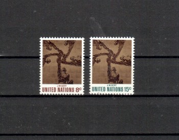 UNO New York Michelnummer 252 - 253 postfrisch