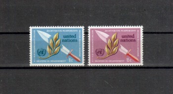 UNO New York Michelnummer 254 - 255 postfrisch