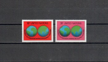 UNO New York Michelnummer 326 - 327 postfrisch UNO New York Michelnummer 326 - 327 postfrisch