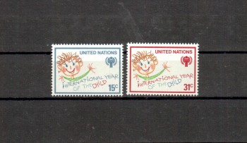 UNO New York Michelnummer 334 - 335 postfrisch