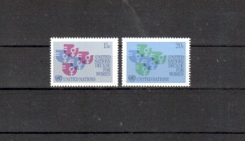 UNO New York Michelnummer 342 - 343 postfrisch
