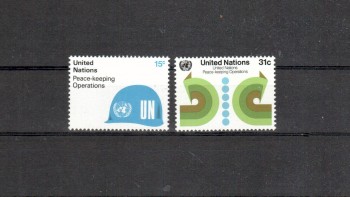 UNO New York Michelnummer 344 - 345 postfrisch