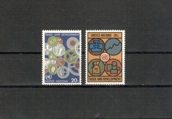 UNO New York Michelnummer 420 - 421 postfrisch UNO New York Michelnummer 420 - 421 postfrisch